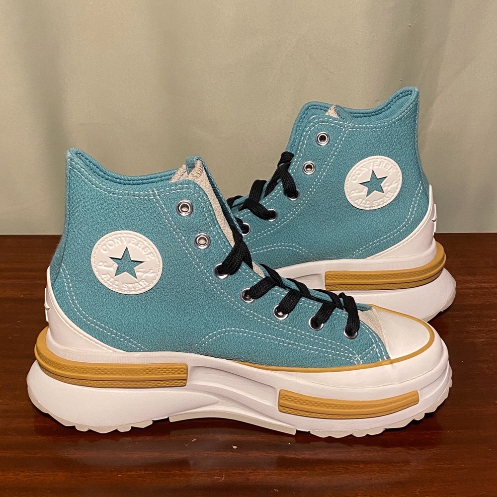 Converse Run Star Legacy CX Platform Algae coast Green Shoes  Knit Hi  W9/ M 7.5